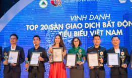 THM Land vinh dự nhận giải thưởng Top 20 sàn giao dịch BĐS tiêu biểu Việt Nam